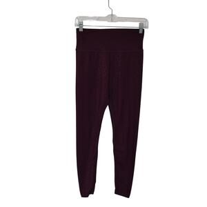 Buffbunny Purple Leopard Print Rebel Legging Size M